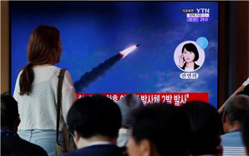 (FILE) SOUTH KOREA NORTH KOREA MISSILE LAUNCH