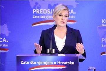 Predsjednica Grabar Kitarović objavila službenu kandidaturu za novi mandat