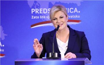 Predsjednica Grabar Kitarović objavila službenu kandidaturu za novi mandat