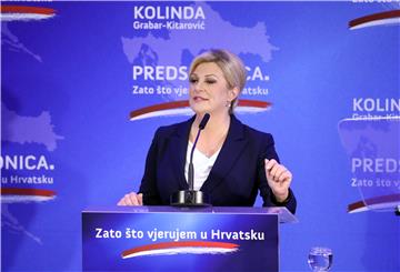 Predsjednica Grabar Kitarović objavila službenu kandidaturu za novi mandat