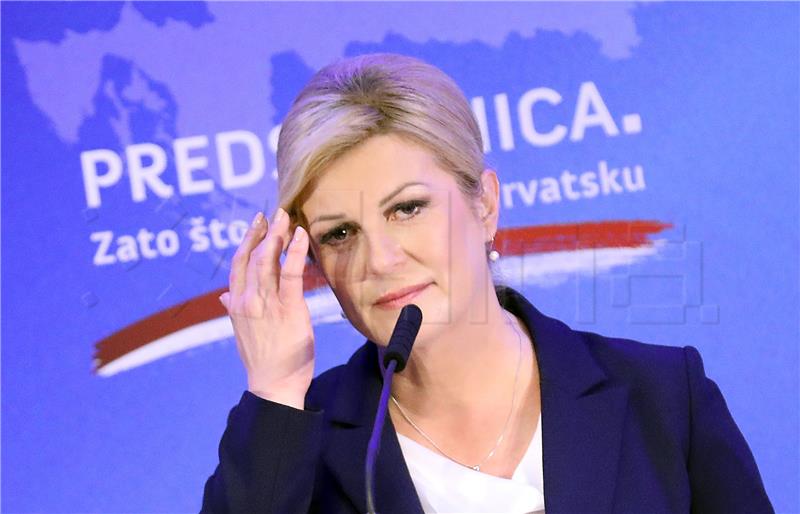 Predsjednica Grabar Kitarović objavila službenu kandidaturu za novi mandat