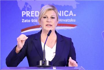 Predsjednica Grabar Kitarović objavila službenu kandidaturu za novi mandat