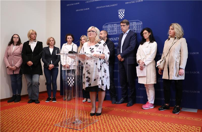 Konferencija za medije saborske zastupnice Ines Strenje