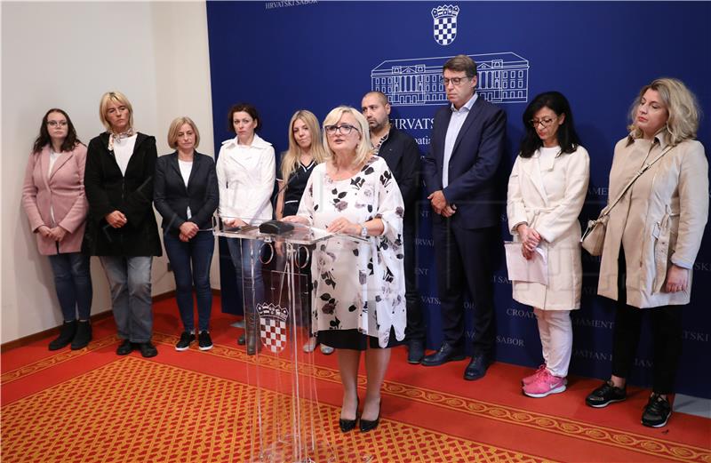 Konferencija za medije saborske zastupnice Ines Strenje