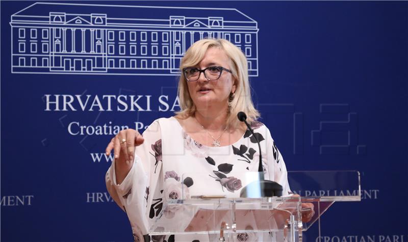 Konferencija za medije saborske zastupnice Ines Strenje