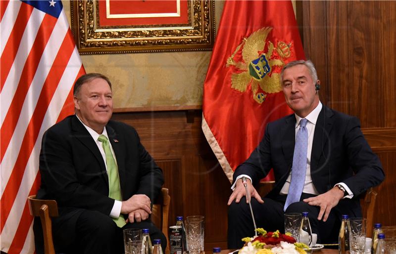 Američki državni tajnik Mike Pompeo doputovao u Crnu Goru