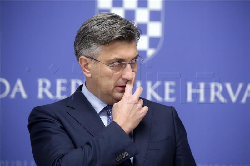 Konferencija za medije predsjednika Vlade RH Andreja Plenkovića