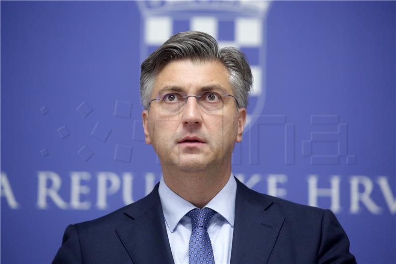 Konferencija za medije predsjednika Vlade RH Andreja Plenkovića