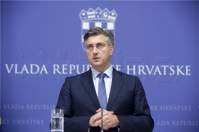 Konferencija za medije predsjednika Vlade RH Andreja Plenkovića