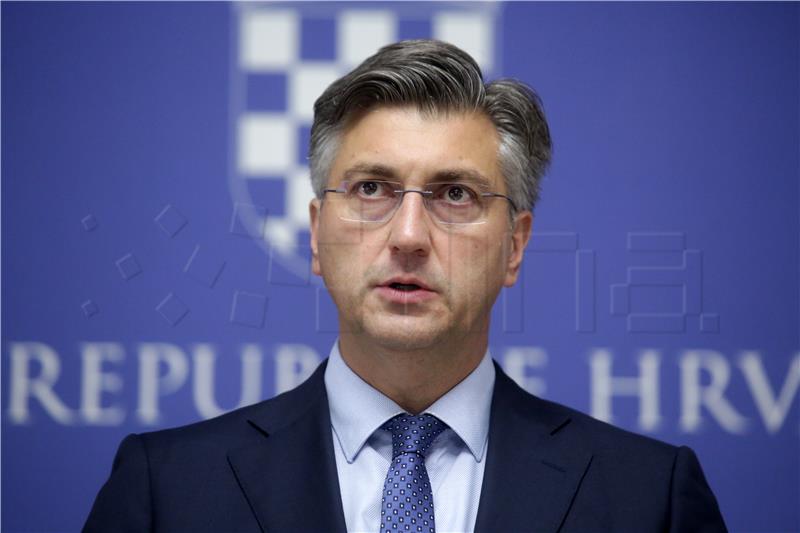 Konferencija za medije predsjednika Vlade RH Andreja Plenkovića