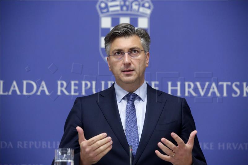 Konferencija za medije predsjednika Vlade RH Andreja Plenkovića