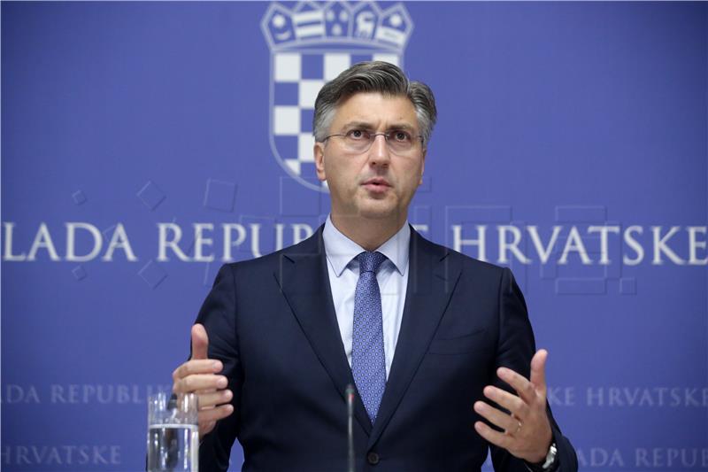 Konferencija za medije predsjednika Vlade RH Andreja Plenkovića