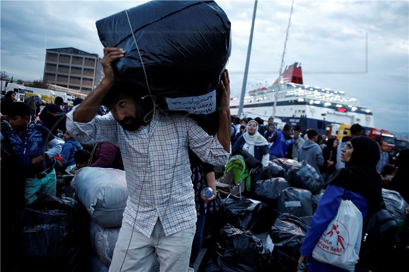 GREECE MIGRATION PIRAEUS PORT