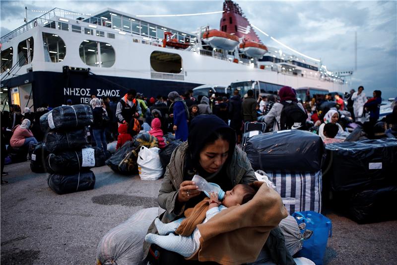 GREECE MIGRATION PIRAEUS PORT