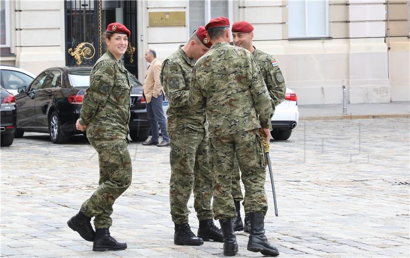 Markov trg, pripreme za sutrašnje obilježavanje Dana nezavisnoti