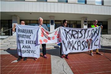 U Splitu održan prosvjed potpore roditeljima Kristiana Vukasovića