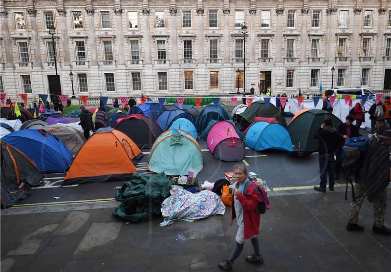 BRITAIN ENVIRONMEMT CLIMATE CHANGE PROTESTS EXTINCTION REBELLION