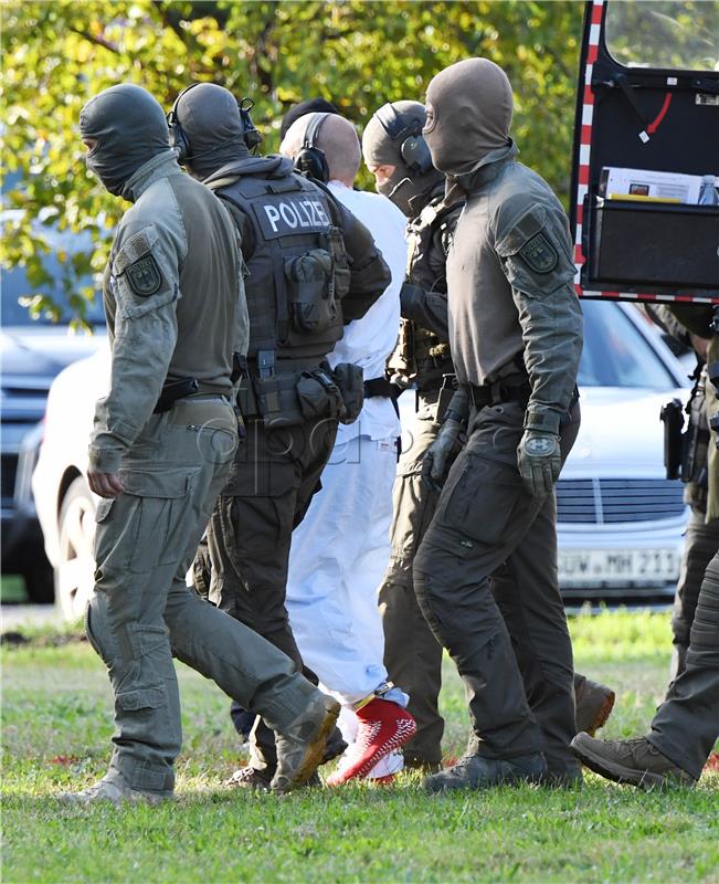 Aftermath of Halle synagogue attack in Germany