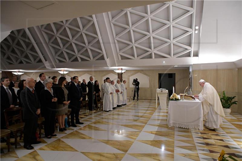 VATICAN POPE FRANCIS MASS