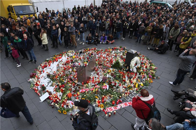 Aftermath of Halle synagogue attack in Germany