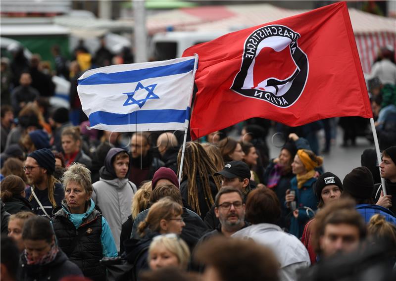 Aftermath of Halle synagogue attack in Germany