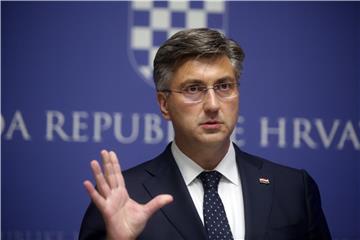 Plenković održao konferenciju za medije 