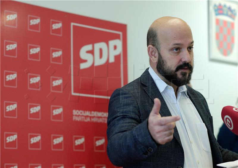 Tiskovna konferencija zagrebačkog SDP-a