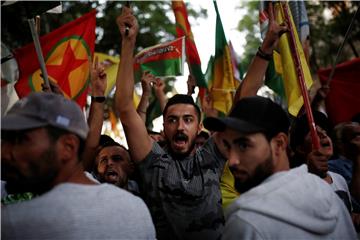 GREECE KURDS PROTEST