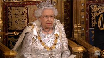 BRITAIN PARLIAMENT QUEEN OPENING VOTE