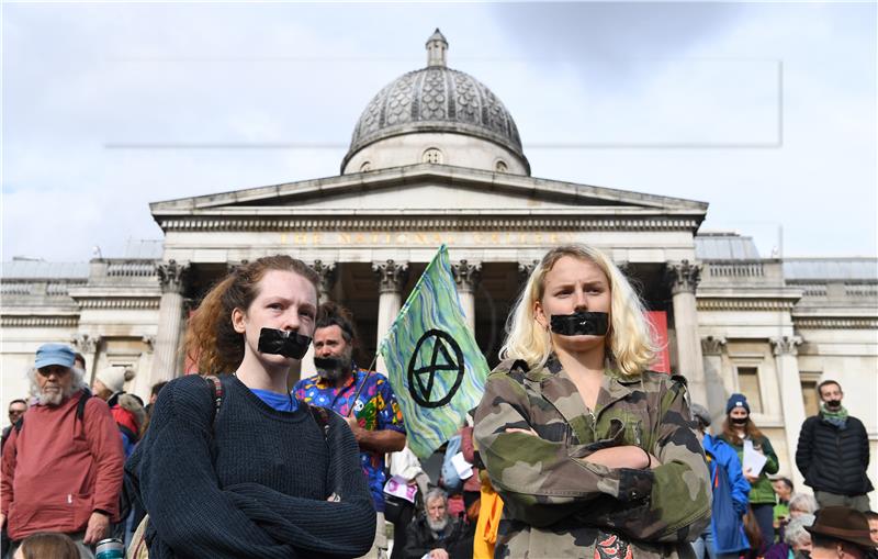 BRITAIN EXTINCTION REBELLION PROTESTS