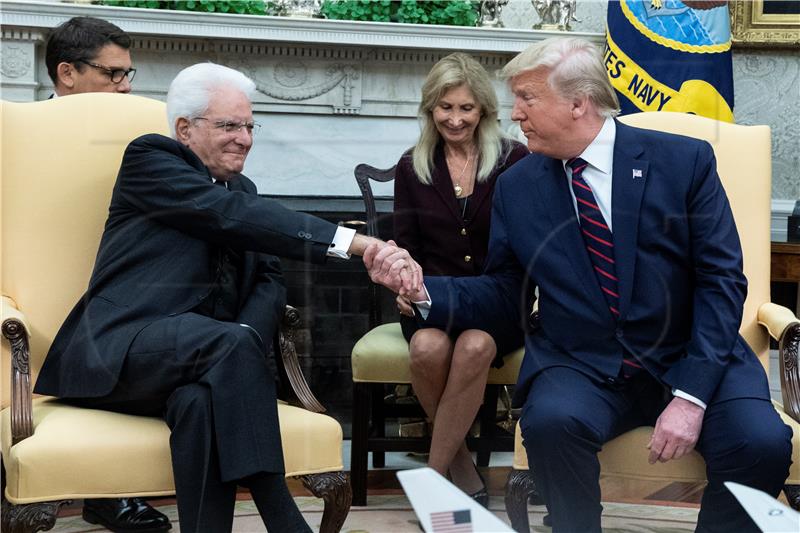 USA ITALY TRUMP MATTARELLA DIPLOMACY