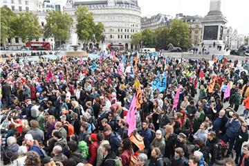 BRITAIN EXTINCTION REBELLION PROTESTS