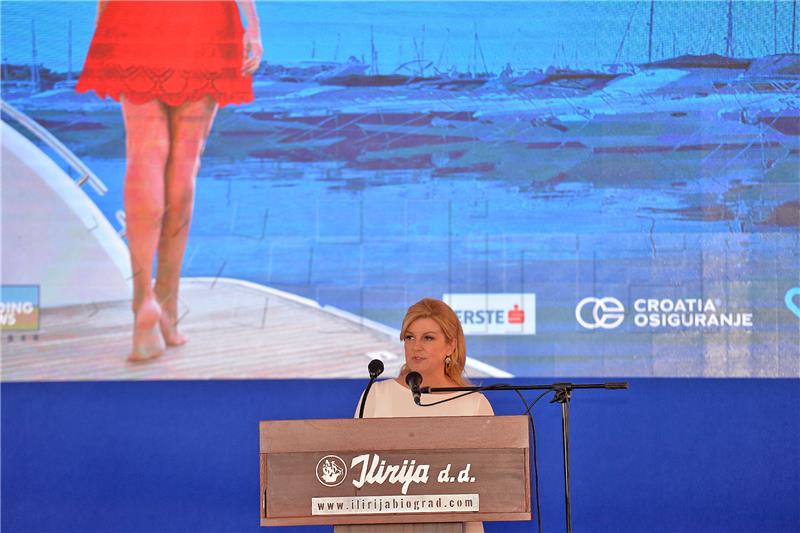 Grabar-Kitarovic opens Biograd Boat Show: Nautical tourism enriches and extends season