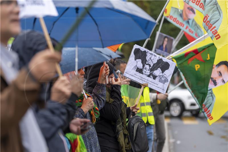 SWITZERLAND DEMO KURDS PROTEST