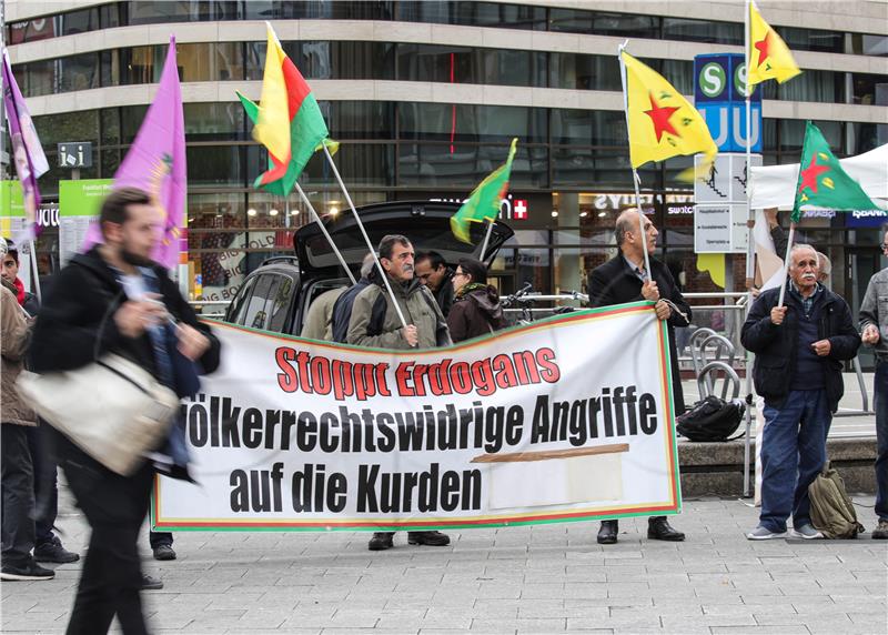 GERMANY KURDS PROTEST