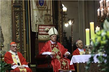 Euharistijsko slavlje u zagrebačkoj Katedrali