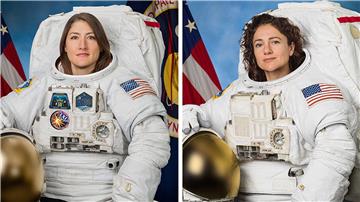 SPACE ISS ALL FEMALE SPACEWALK