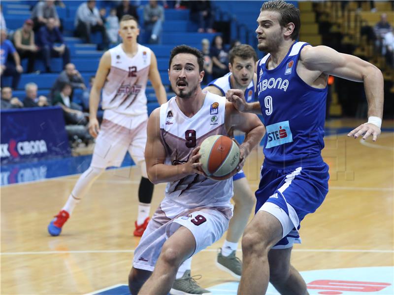 Utakmica košarkaške ABA lige Cibona - FMP