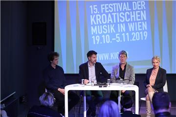 Programme of 15th Croatian Music Festival presented in Vienna