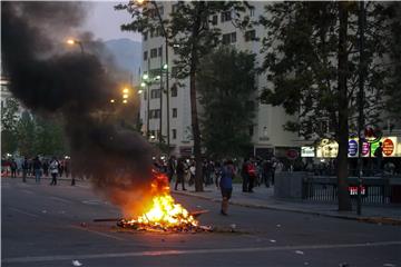 CHILE PROTESTS TRANSPORT