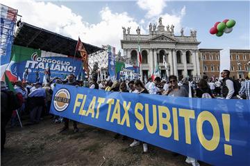 ITALY PARTIES LEAGUE PARTY PROTEST