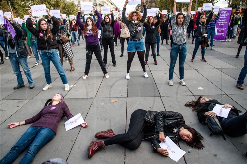 FRANCE FEMICIDE PROTEST