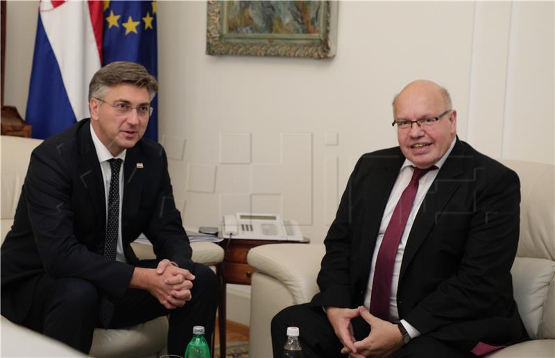 Plenkovic, Altmaier for intensifying Croatia-Germany economic cooperation