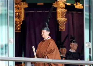 JAPAN ROYALTY NARUHITO ENTHRONEMENT