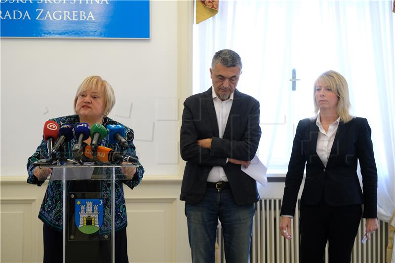 Konferencija za medije Anke Mrak Taritaš vezana uz 28. sjednicu Gradske skušštine Grada Zagreba