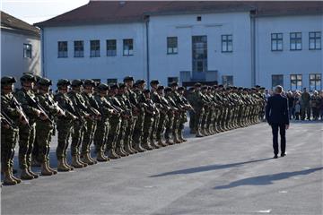 Svečani ispraćaj 5. hrvatskog kontingenta (HRVCON) u Republiku Poljsku