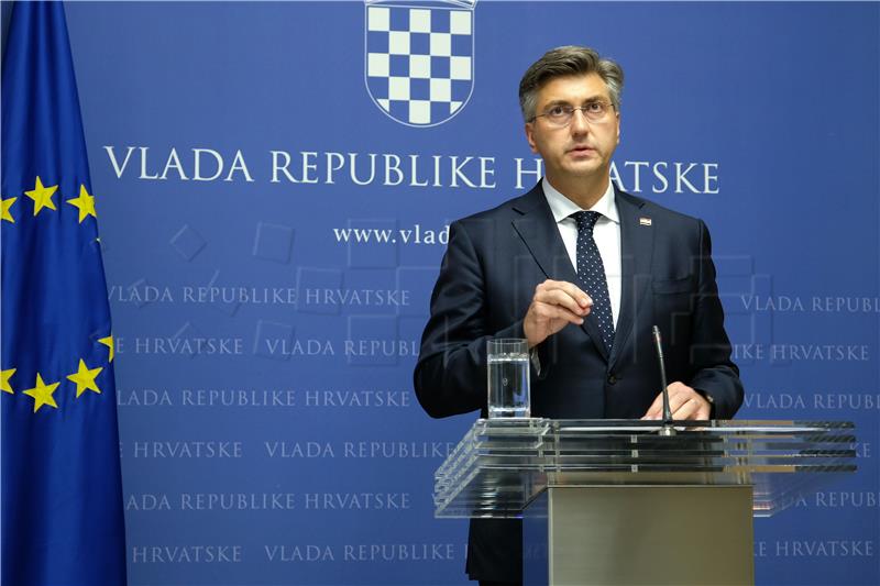 Plenkovic says his cabinet's policy is to build trust and to be future-minded