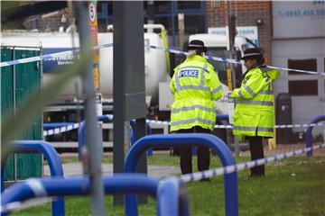 BRITAIN CRIME BODIES LORRY