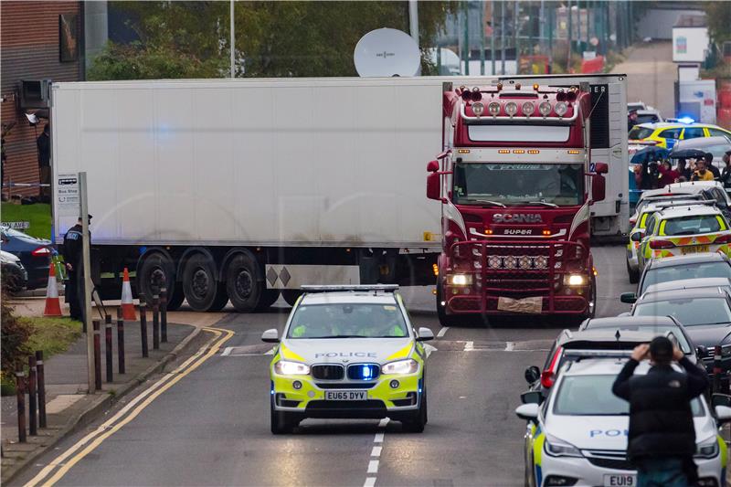 Kina potvrdila da su mrtvi u kamionu u Britaniji kineski državljani