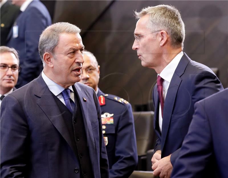 BELGIUM NATO DEFENSE MINISTERS MEETING